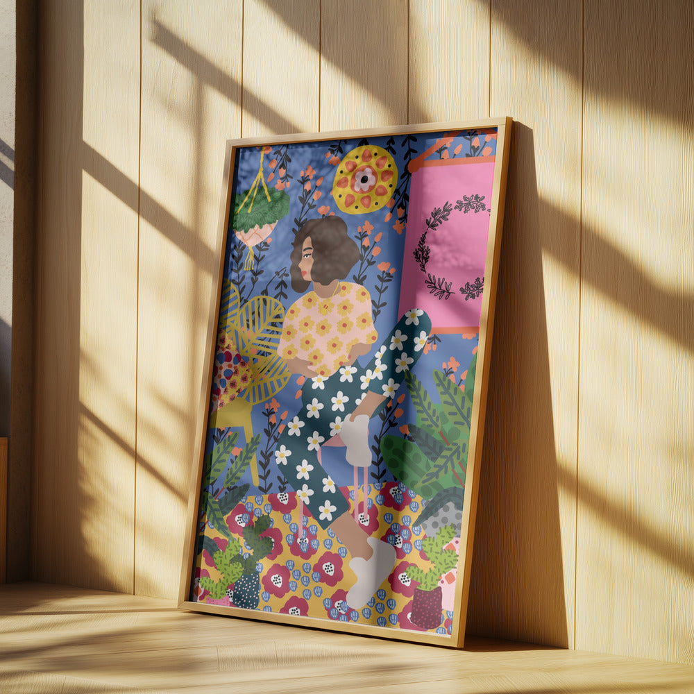 Floral Retreat Mädchen | Poster