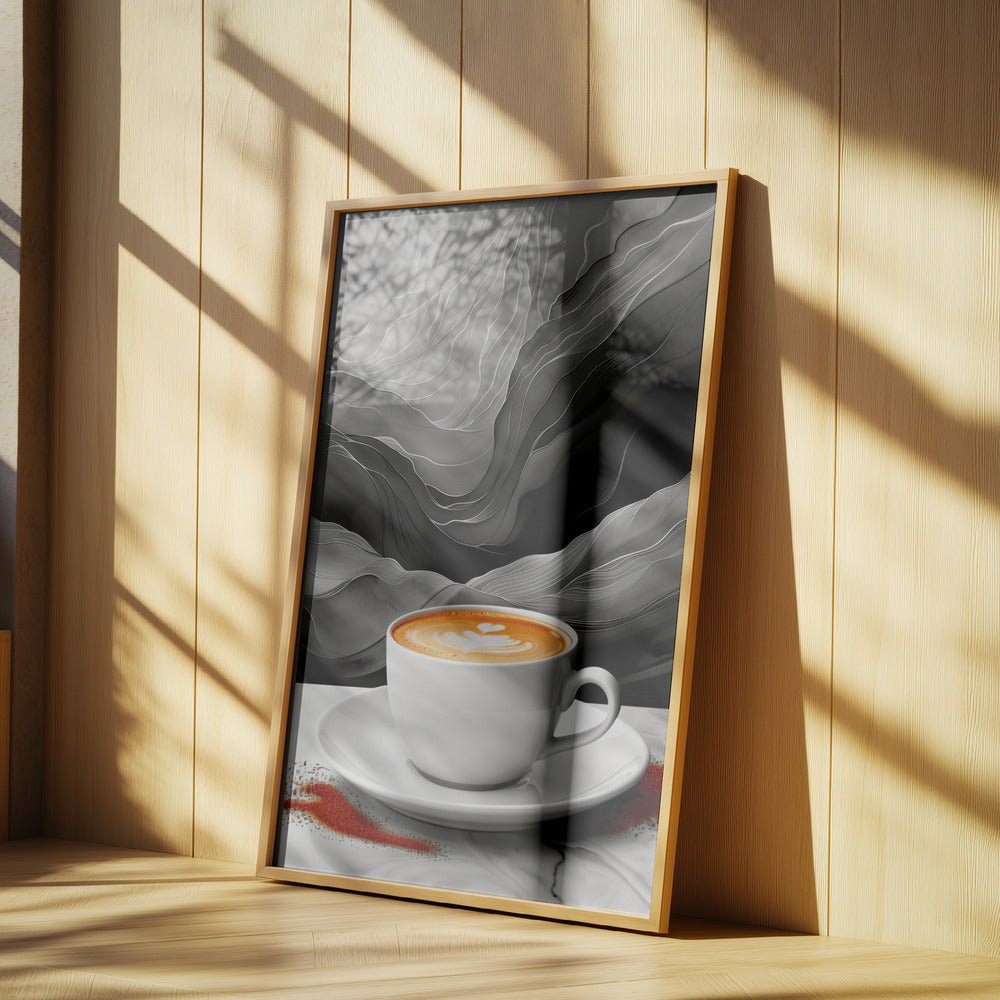 I Love Coffee Food Illustration Art (14) | Poster