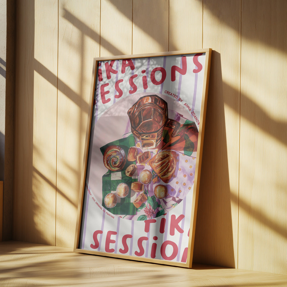 Bärnsten och grönt | Poster