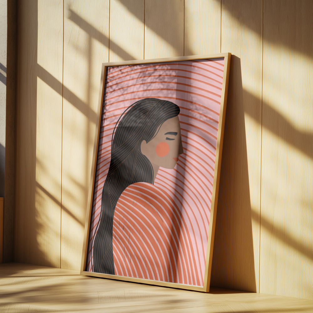 Die Frau mit den Linien | Poster