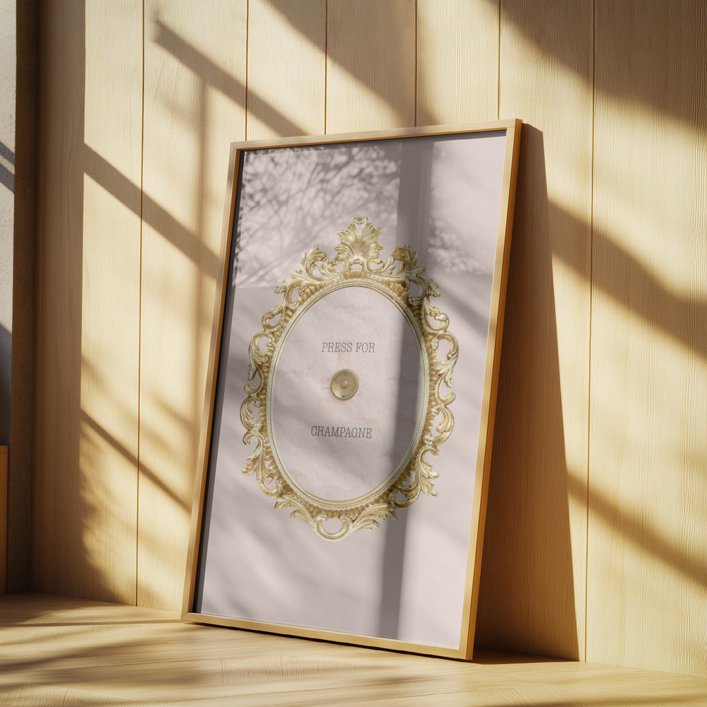 Pressforchampagnepink | Poster
