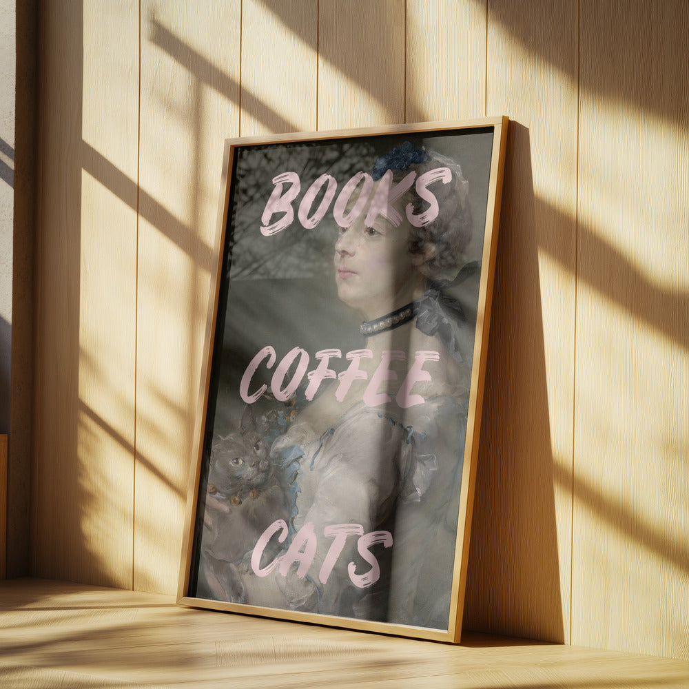Bookscoffeecats Ratioiso | Poster