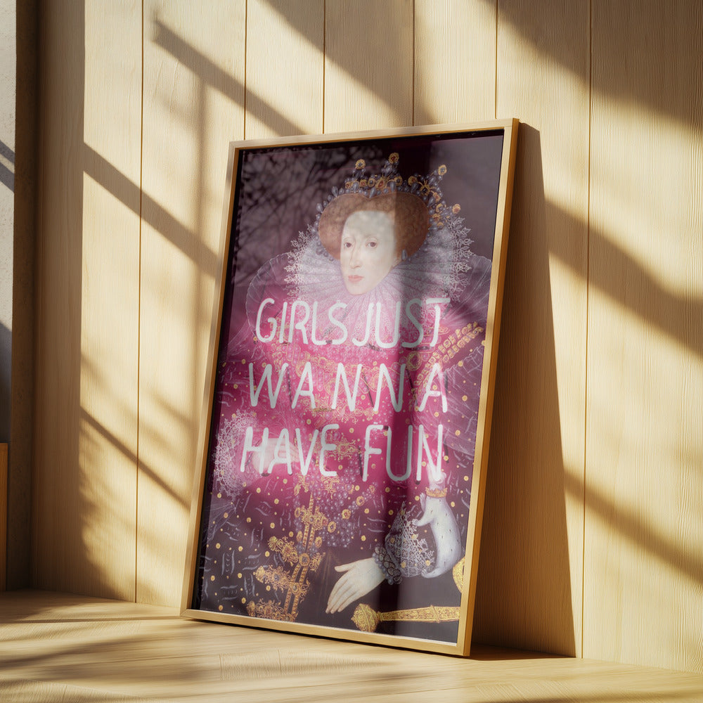 Queenelizabethneon Ratioiso | Poster