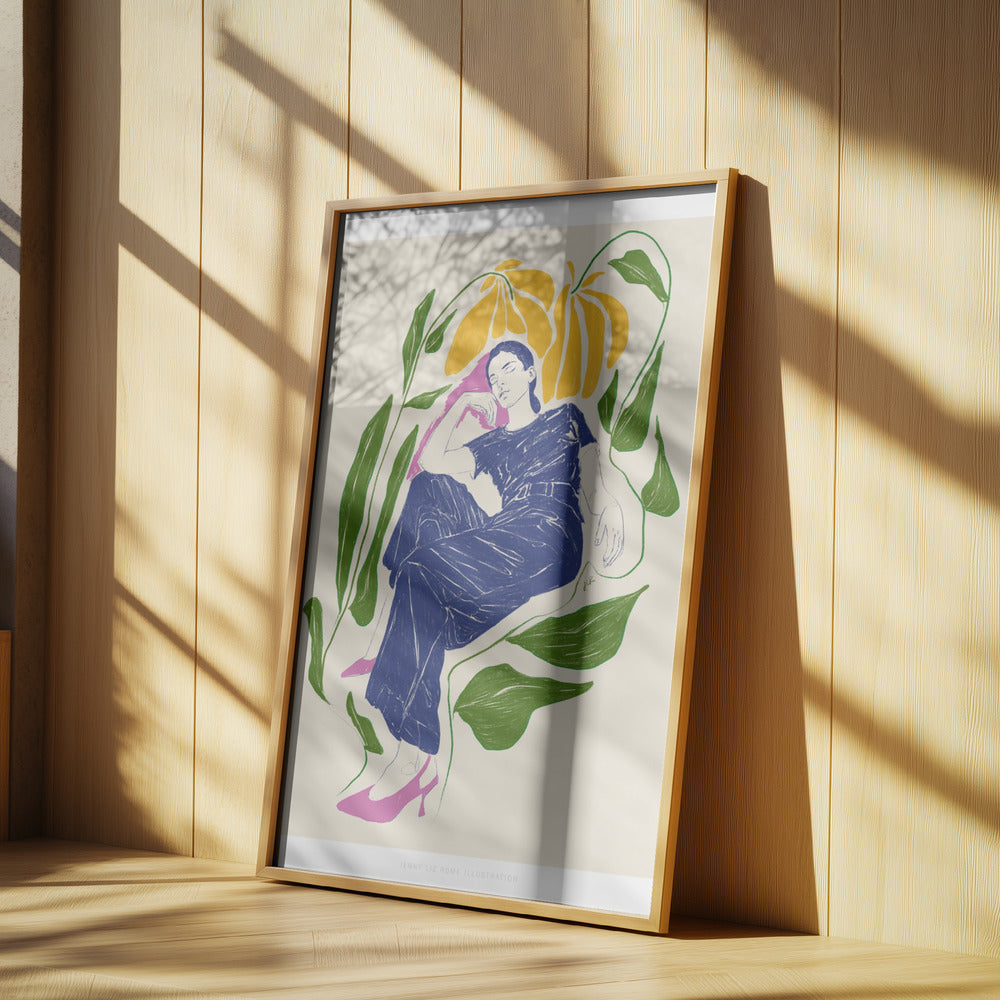 Jlr Ruhe im Garten | Poster