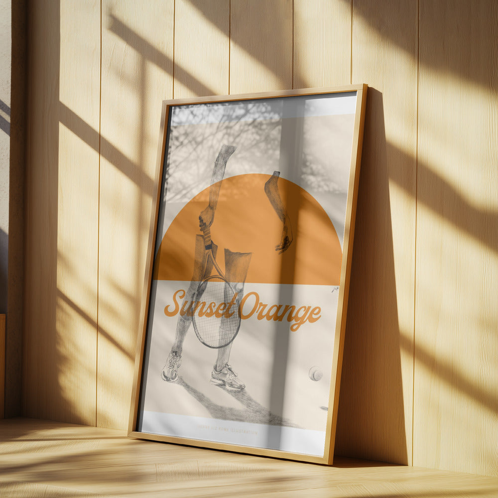 Sonnenuntergang Orange | Poster