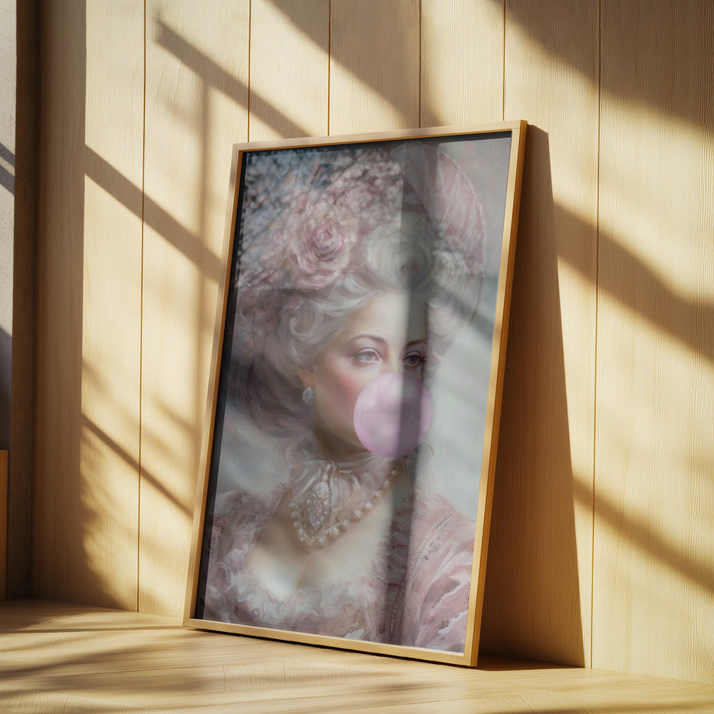 Pastel Marie Antoinette Bubble-Gum | Poster
