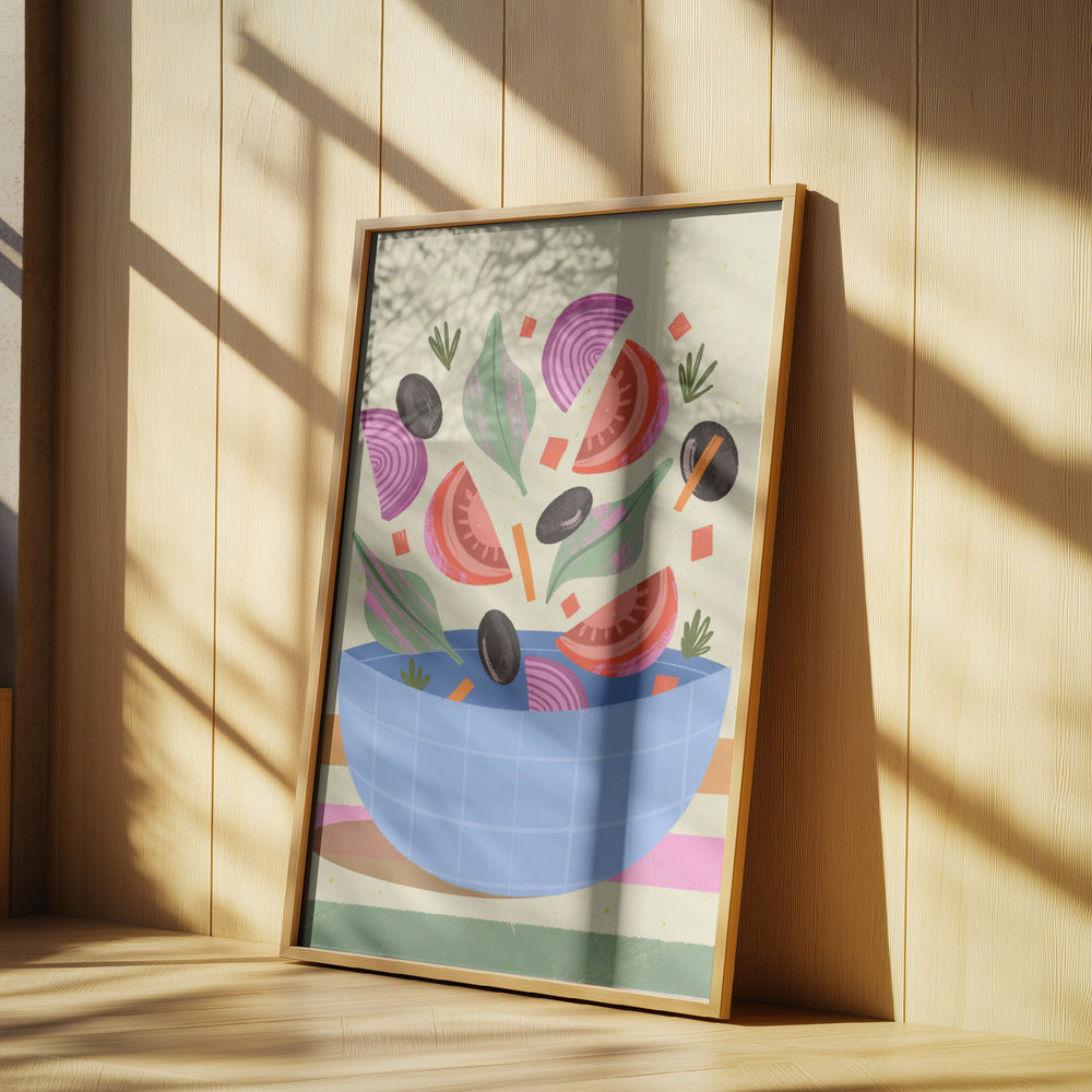 Gemischter Salat | Poster