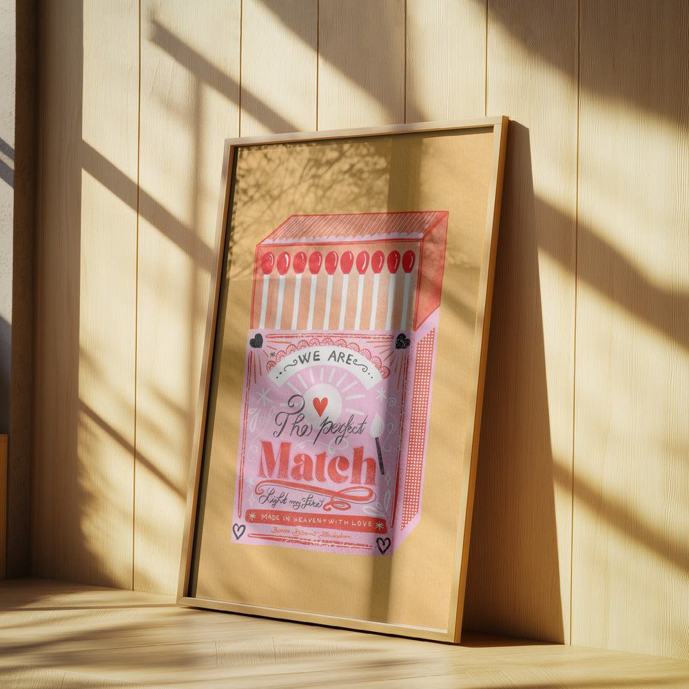 Tulitikkurasia - Täydellinen Pari | Julisteet - Taidevedokset