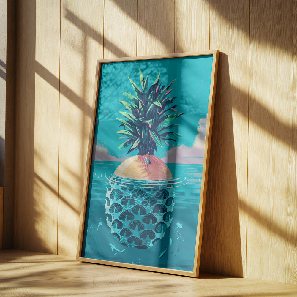 Gestrandet auf Ananasinsel | Poster