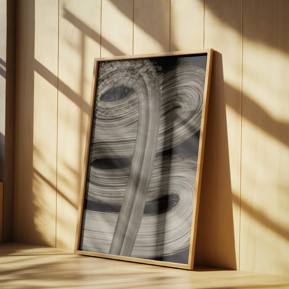 Beige Striche Nr. 4 | Poster