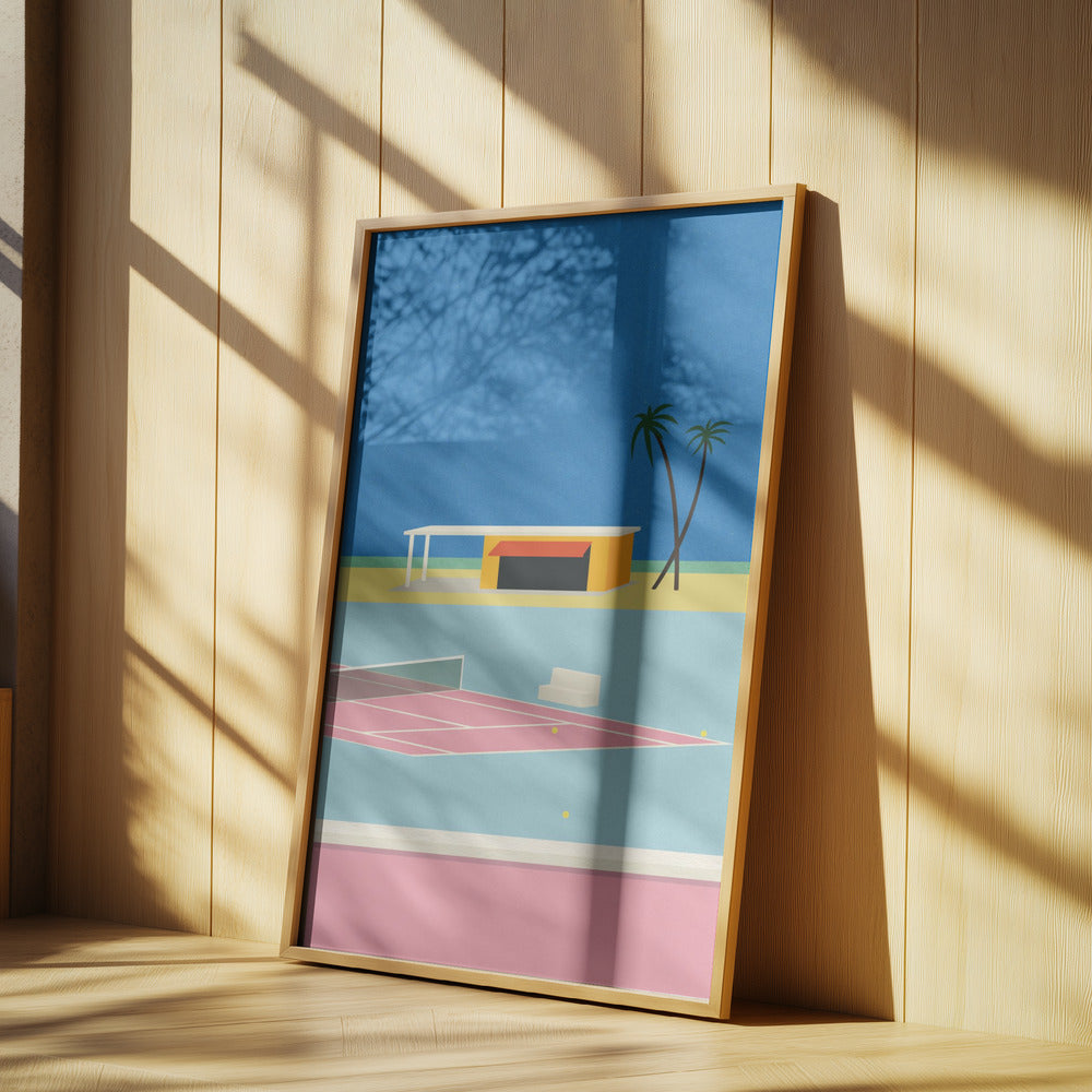Tennis am Strand | Poster