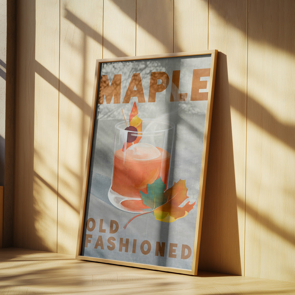 Maple Old Fashioned Cocktail | Poster