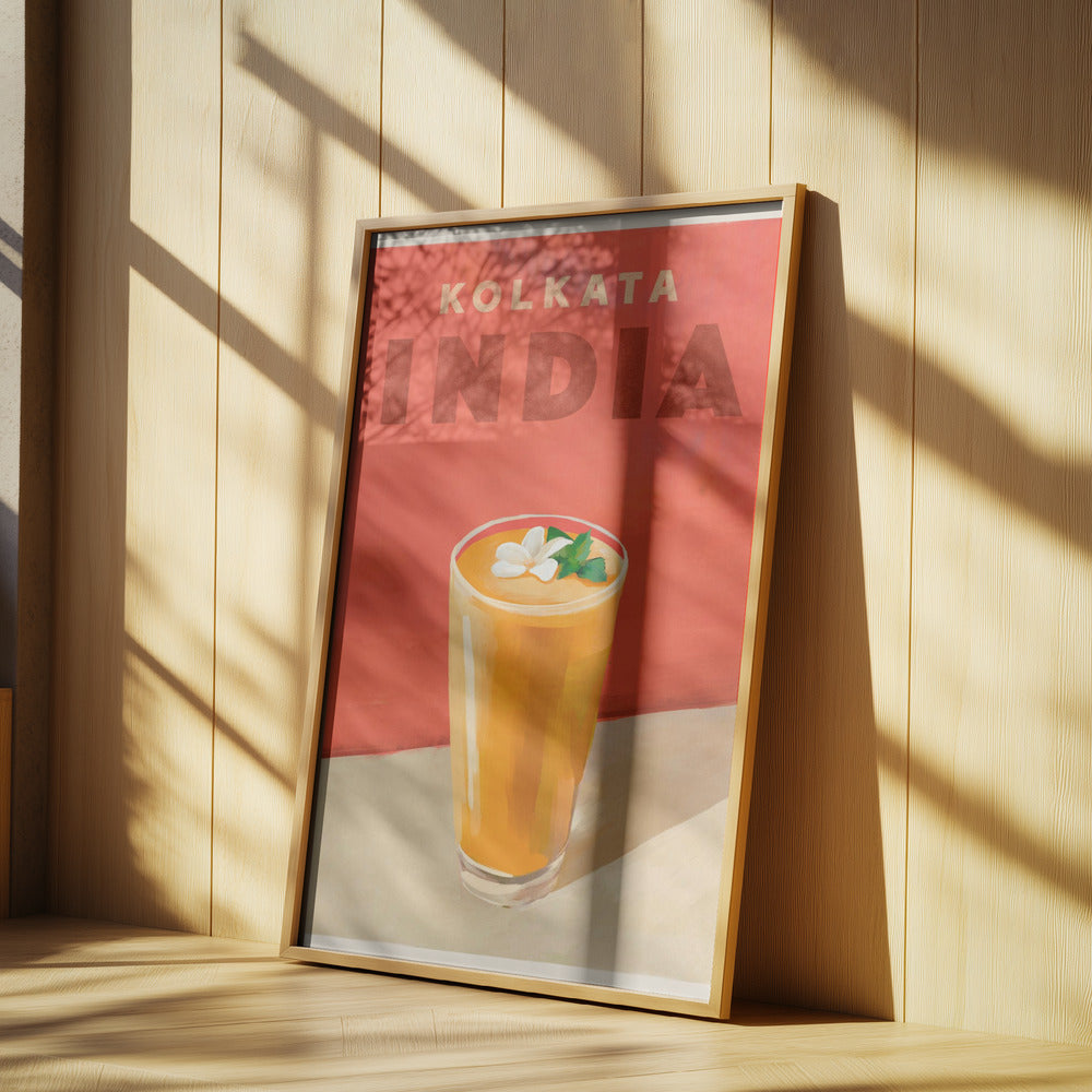 Reiseposter Cocktail Kolkata Indien | Poster