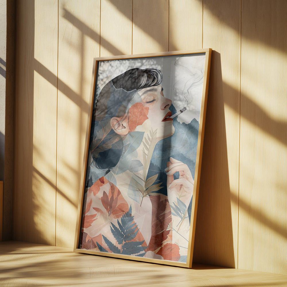 Rauchende Frau Kunst | Poster