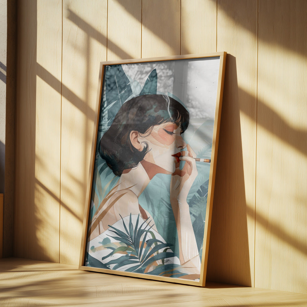 Rauchende Frau | Poster