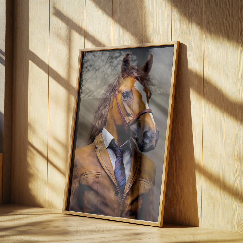 Elegantes Pferdetierkunst-Poster