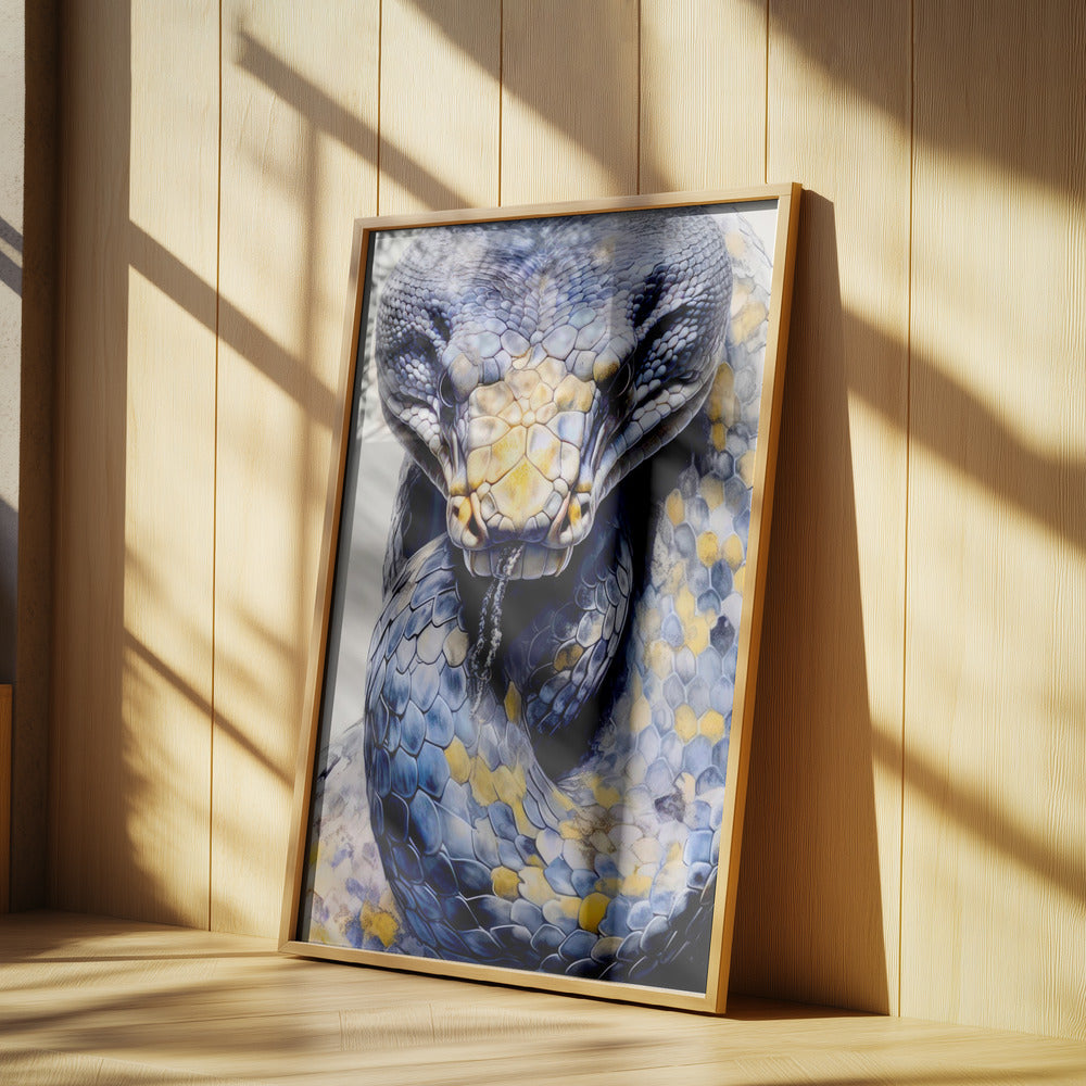 Snake Watercolor Animal Art | Poster