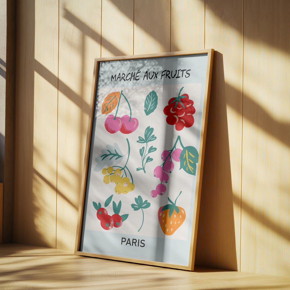 Obstmarkt Paris | Poster