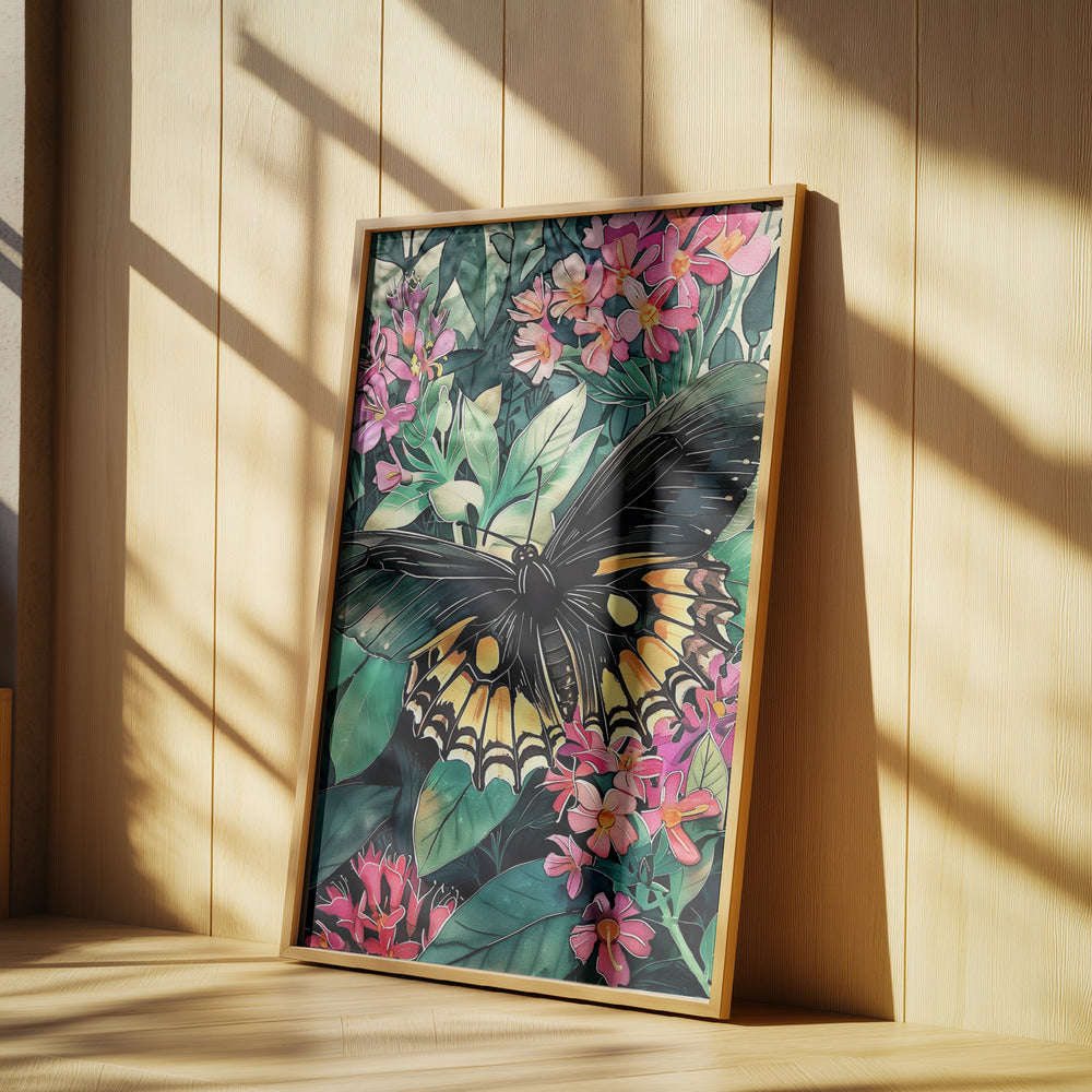 Schmetterling Aquarell Tierkunst 2 | Poster