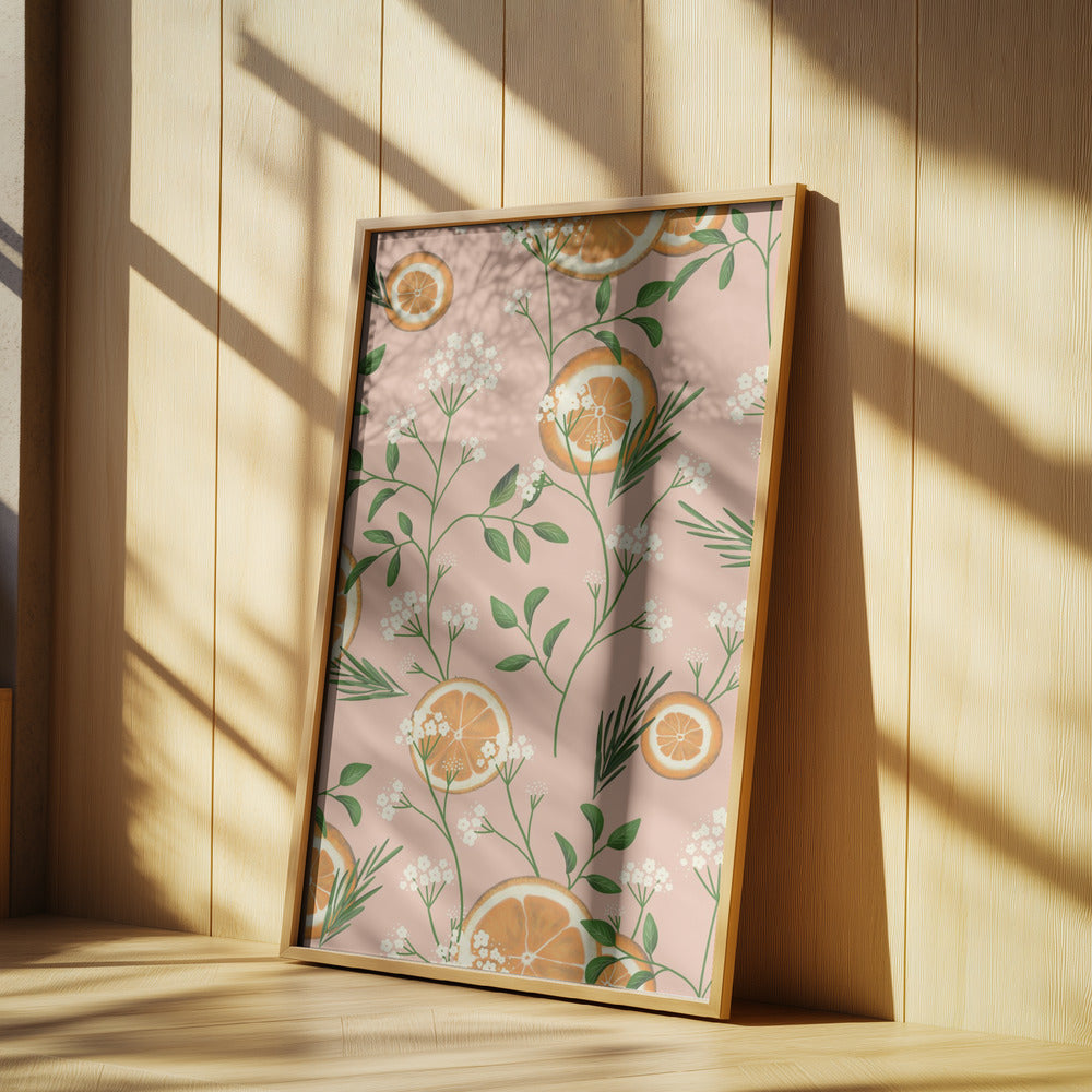 Holunderblüten und Orangen | Poster