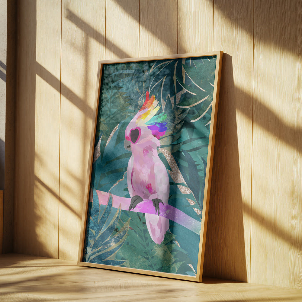 Jungle Rainbow Cockatoo | Poster