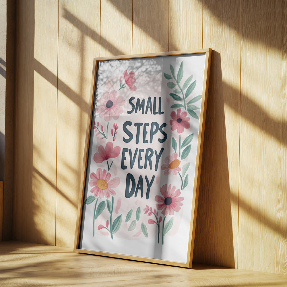 Pieniä askeleita joka päivä nro 01 | Julisteet - Taidevedokset