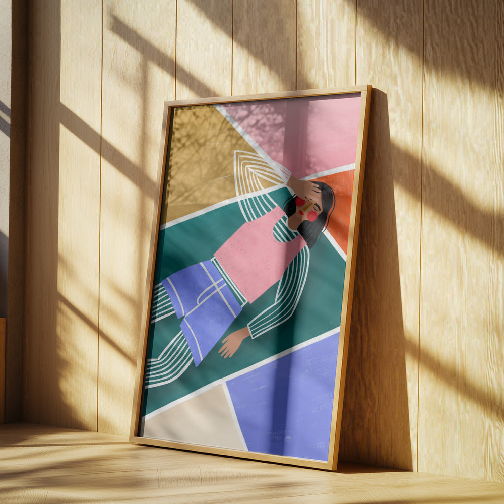 Lebendige Dame ruht | Poster