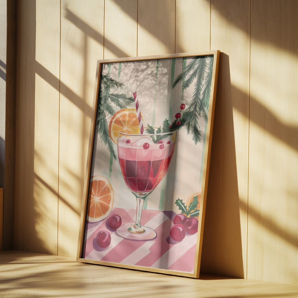 Christmas Red Cocktail | Poster