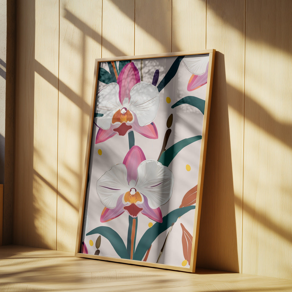 Pink Orchids | Poster