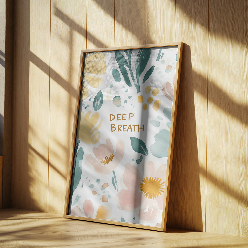 Syvä hengitys nro 02 | Julisteet - Taidevedokset