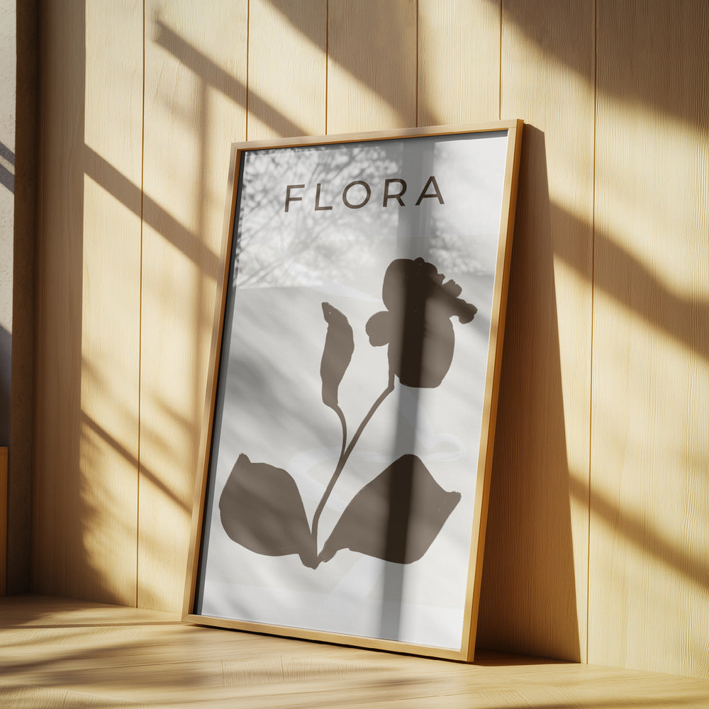 Minimale Blüte | Poster