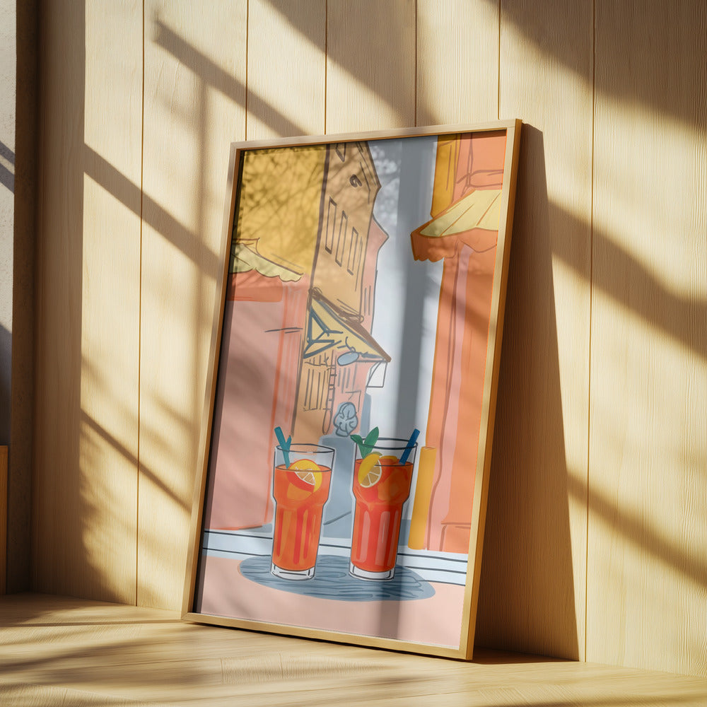 Two Aperols Please! | Poster