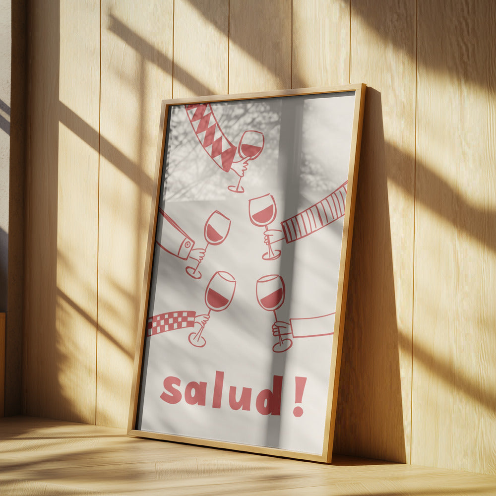 Salud! Wine Party with Friends | Poster