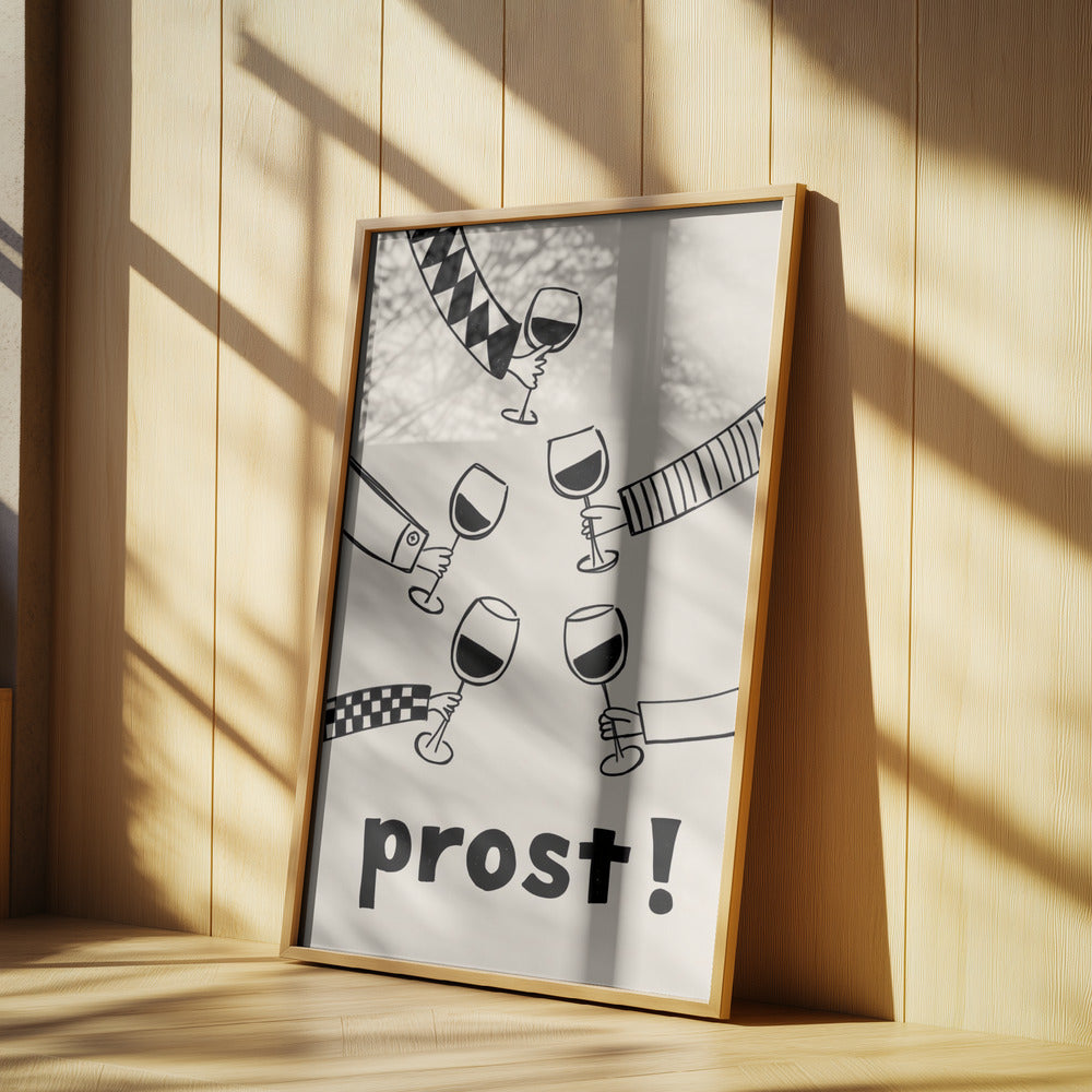 Prost! Wine Party with Friends | Poster