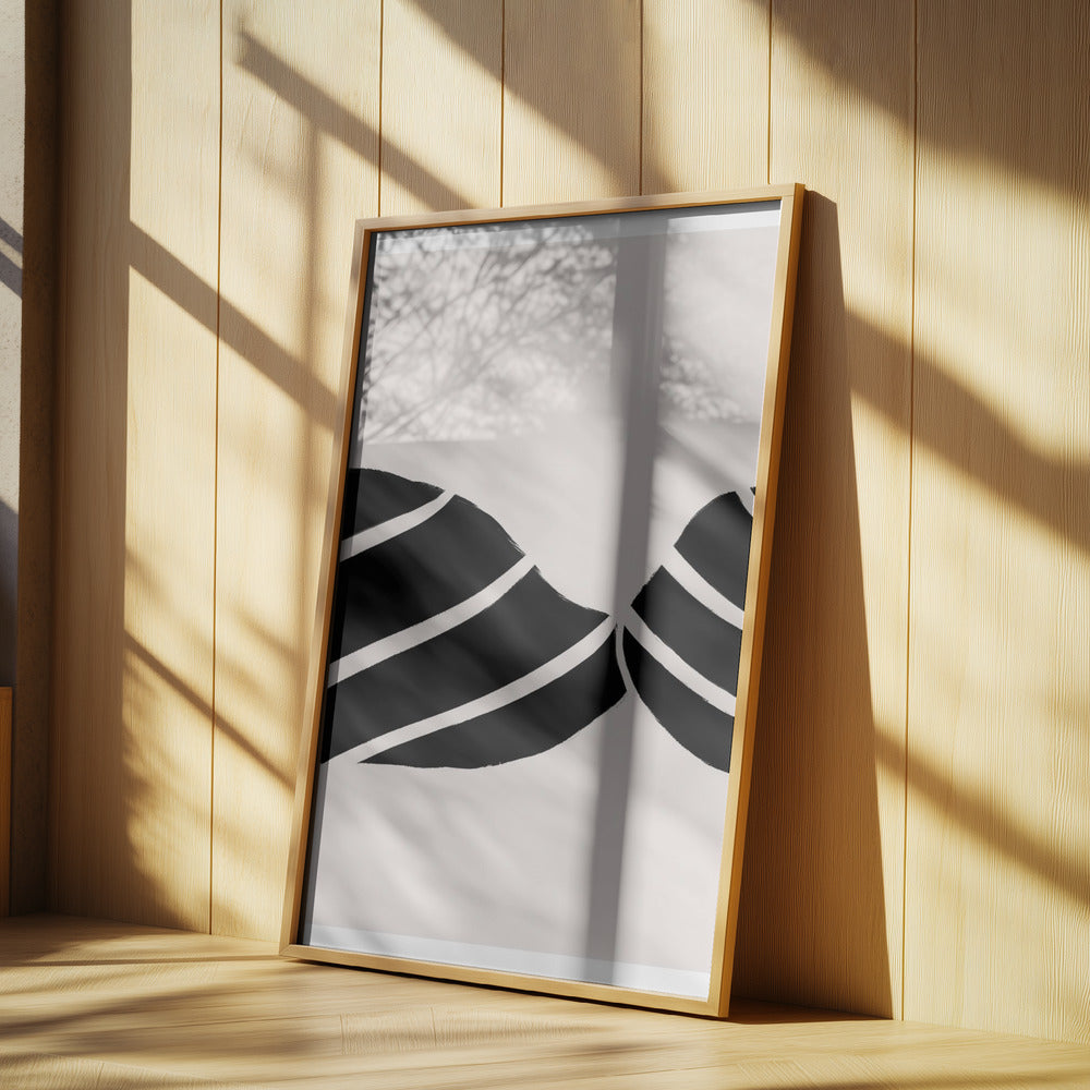 Curved Stripes Dance | Poster