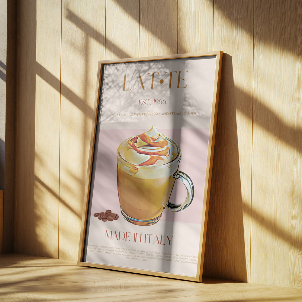 Cremiger Latte-Genuss | Poster