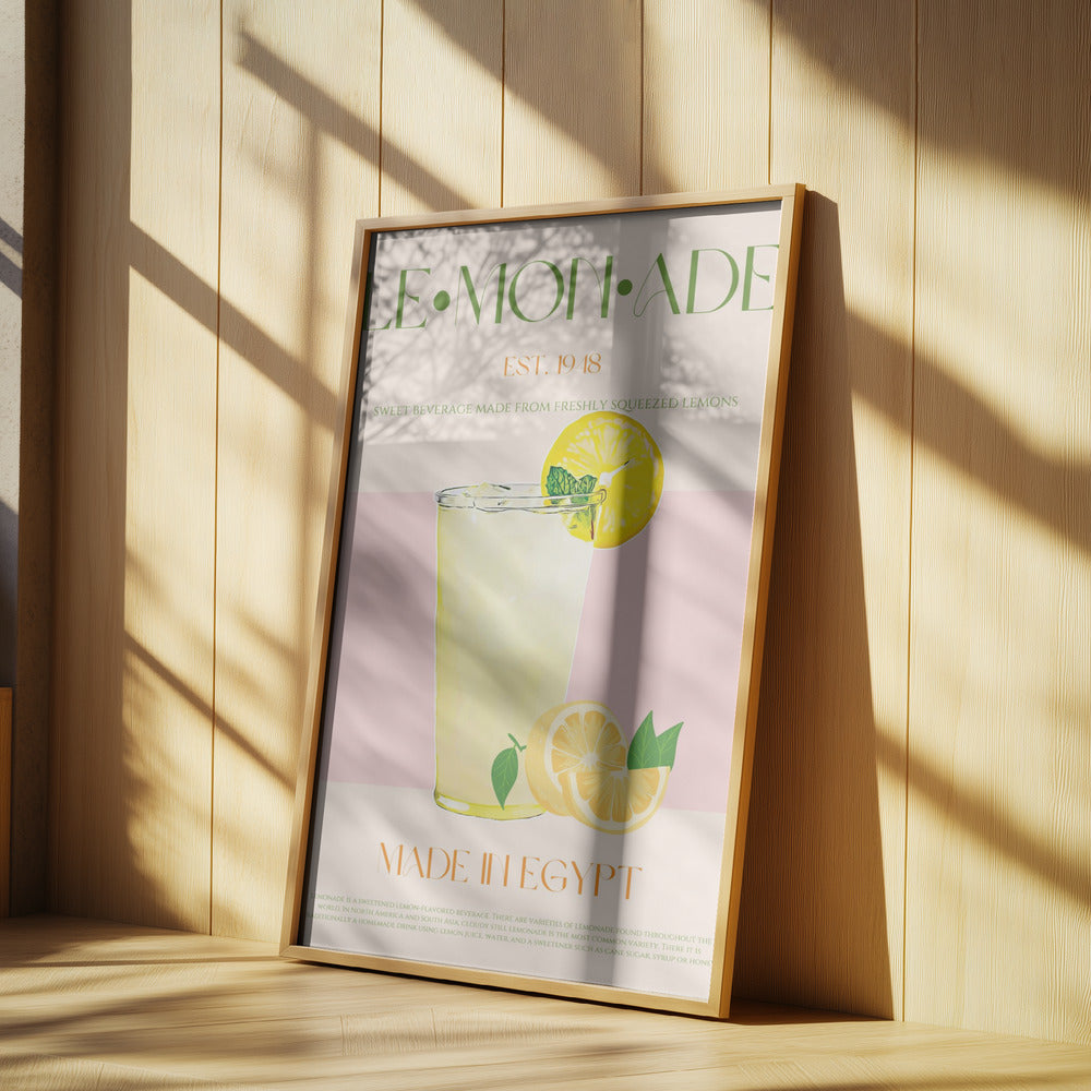Refreshing Glass of Lemonade | Poster