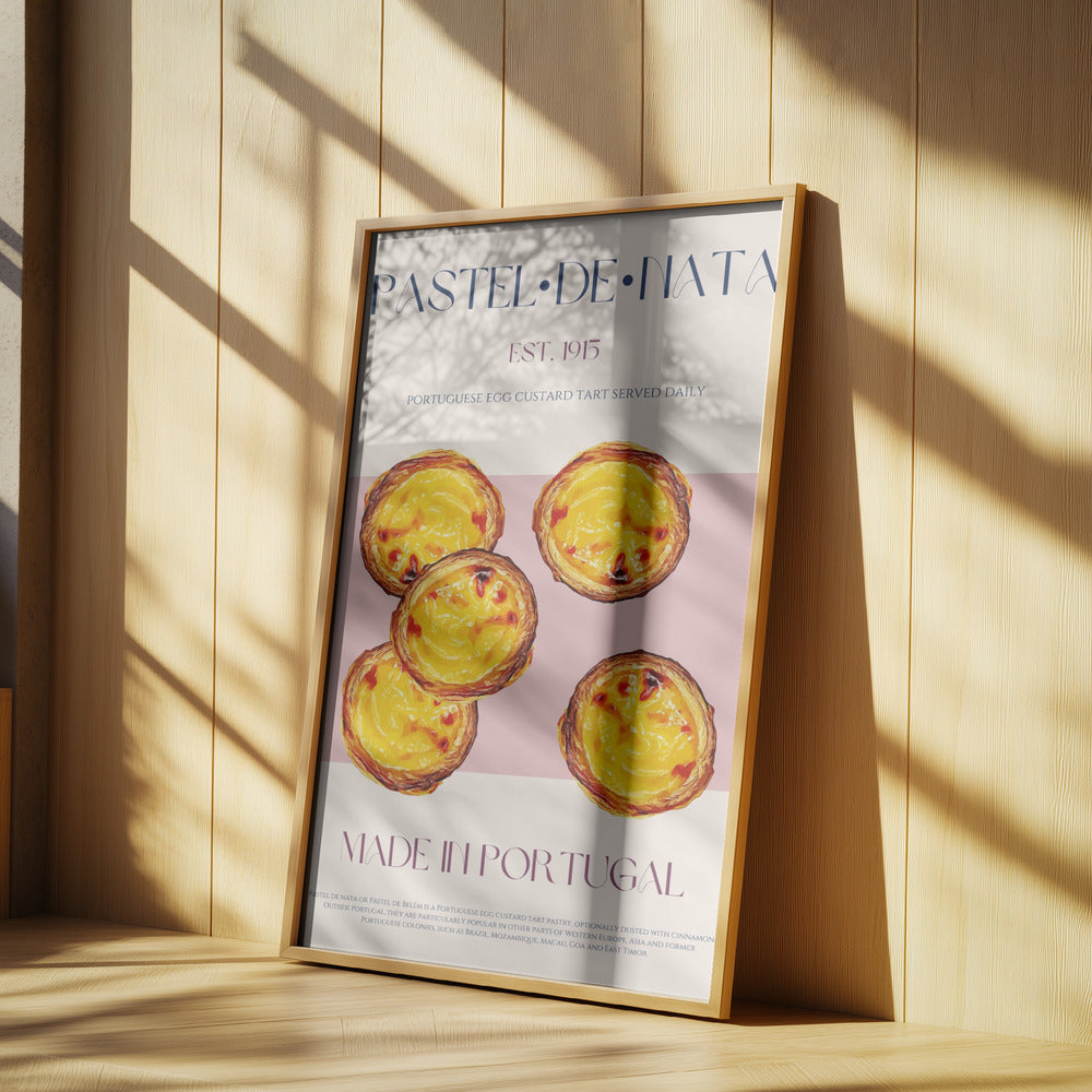 Traditional Portuguese Egg Custard Tart | Poster