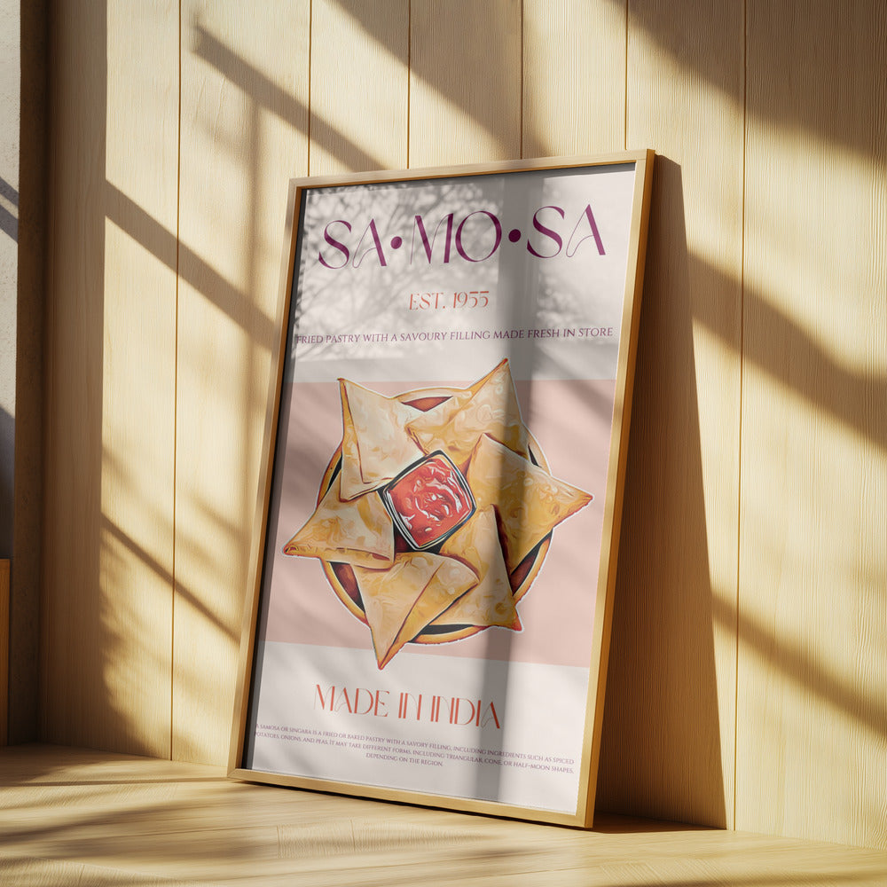 Indische frittierte Samosas | Poster