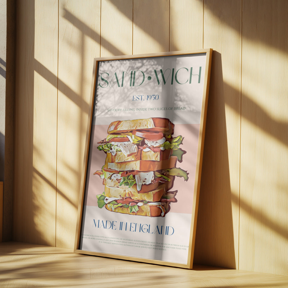 Klassisches Sandwich aus England | Poster