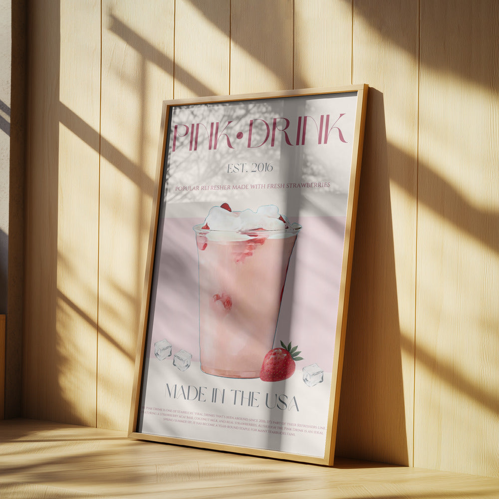 Pink Drink Print | Poster