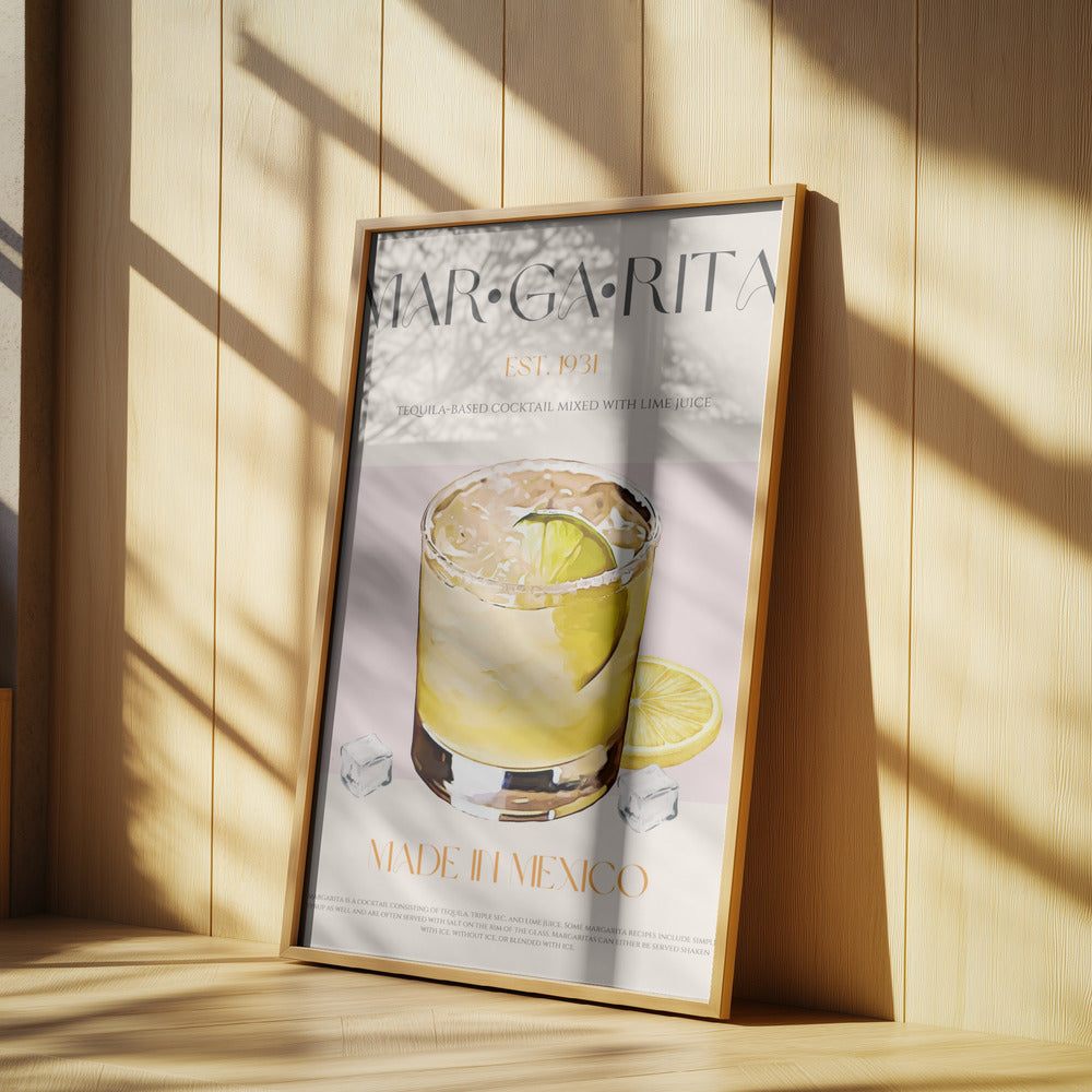 Margarita Print Cocktail | Poster