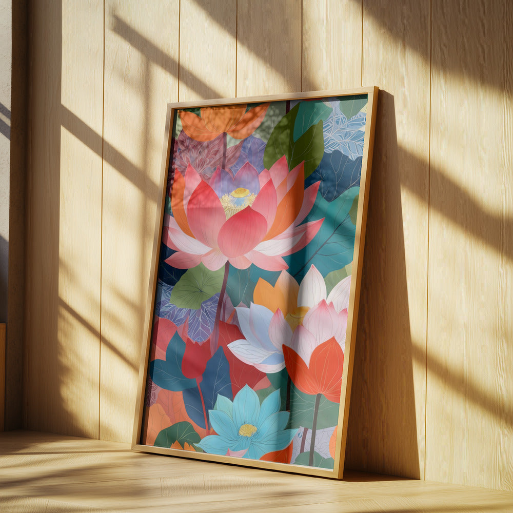 The Enchanted Lotus Garden | Poster