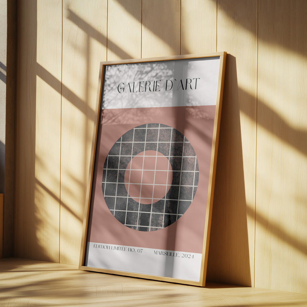Circular Grid Harmony | Poster