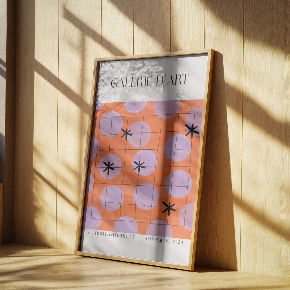 Circles & Stars Grid | Poster