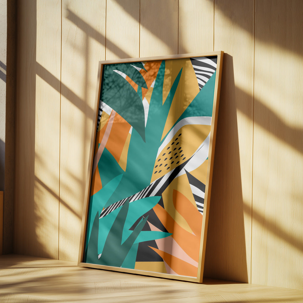 Jungle Abstract Shape | Poster