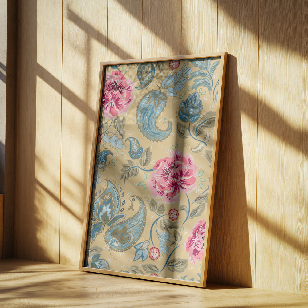 Floral Heritage paisley opulent vintage pattern | Poster