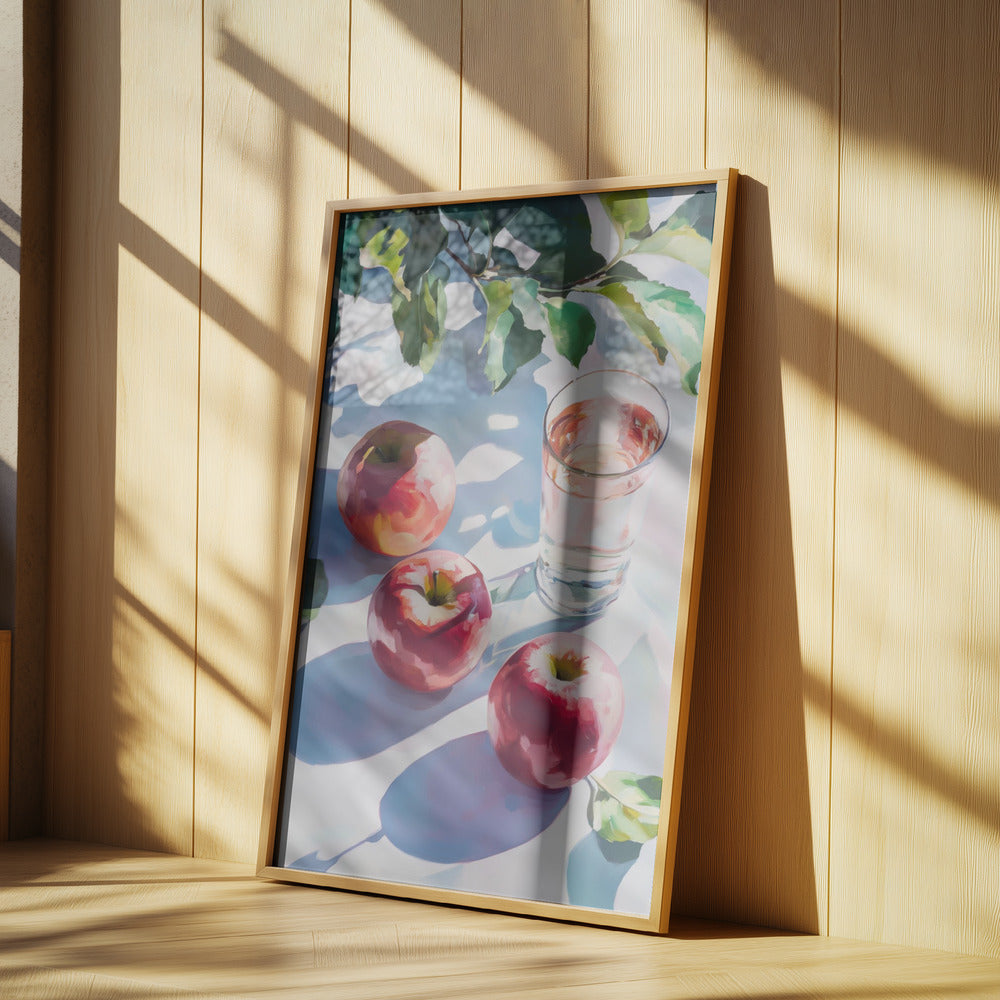 Äpfel & Spiegelungen | Poster