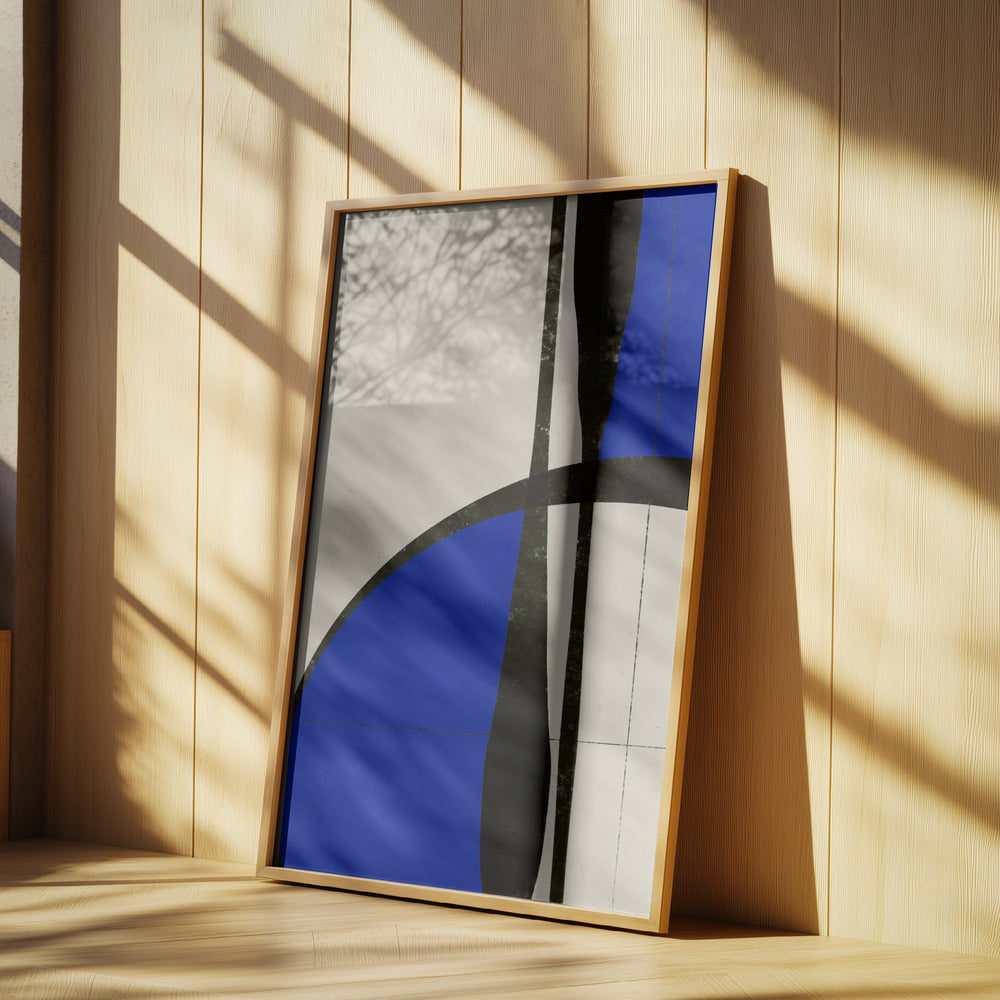 Blaue Eleganz | Poster