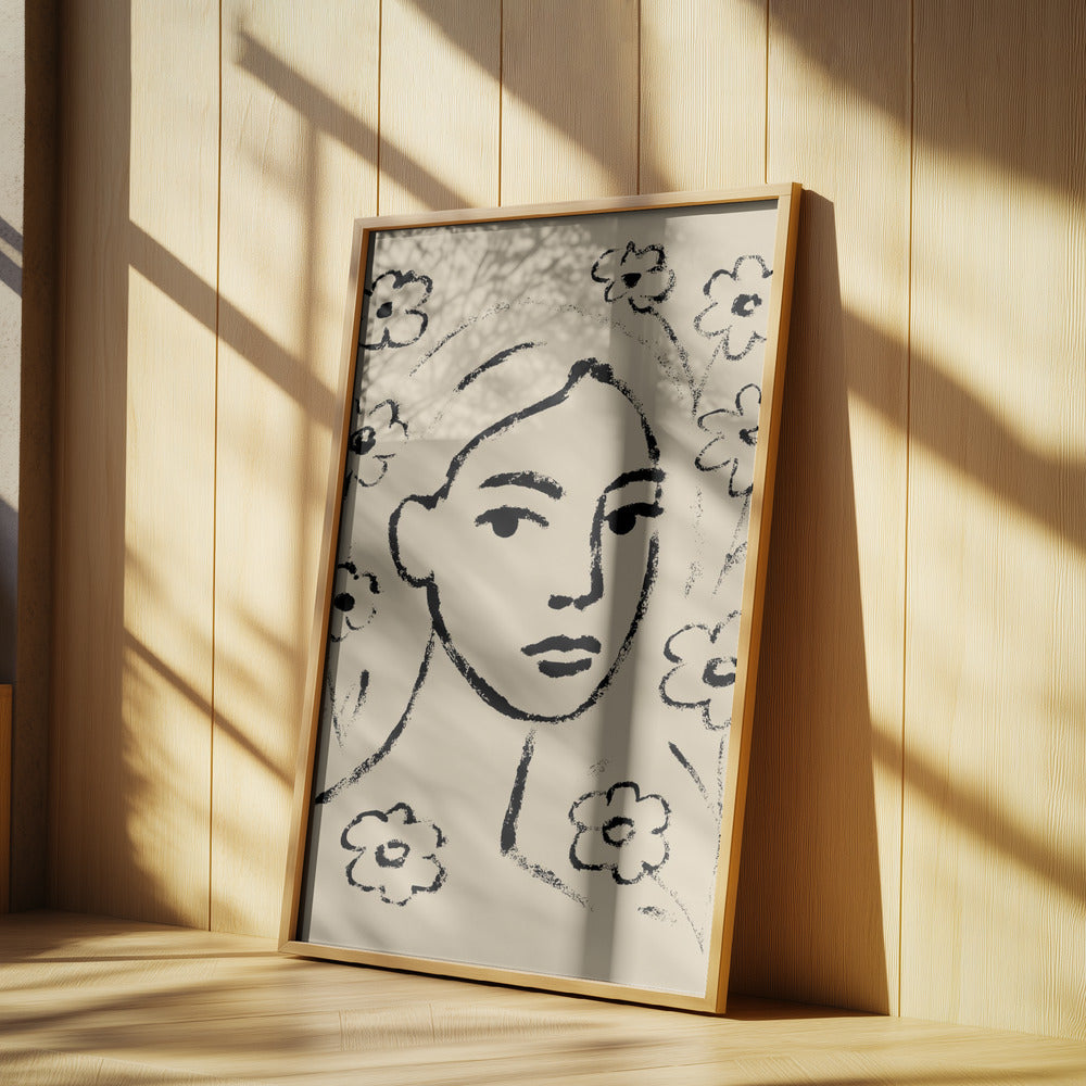 Floral Contemplation | Poster
